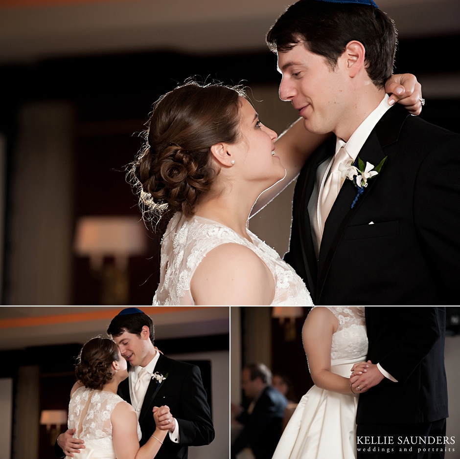 Campus Inn reception, Jewish wedding reception, Kellie Saunders Photography, First Dance